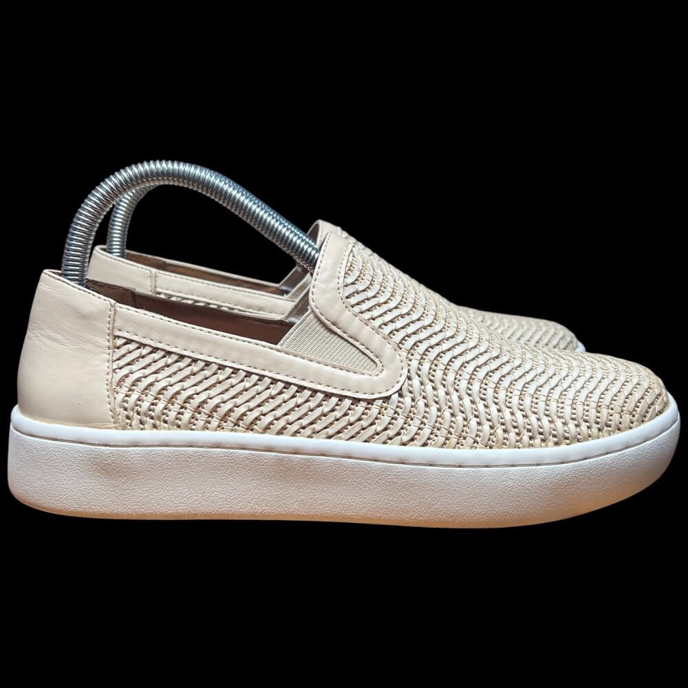 KAARI BLUE Women's 8 Cream Woven Loafer Slip On Comfort Shoes Casual - Picture 7 of 11